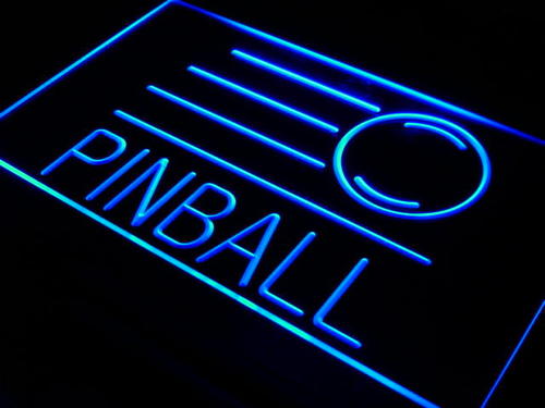 Pinball Game Room Bar Beer Neon Light Sign